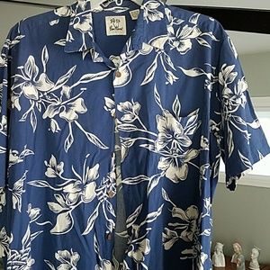 Paul Hana Hawaiian Aloha Shirt Shirt Large